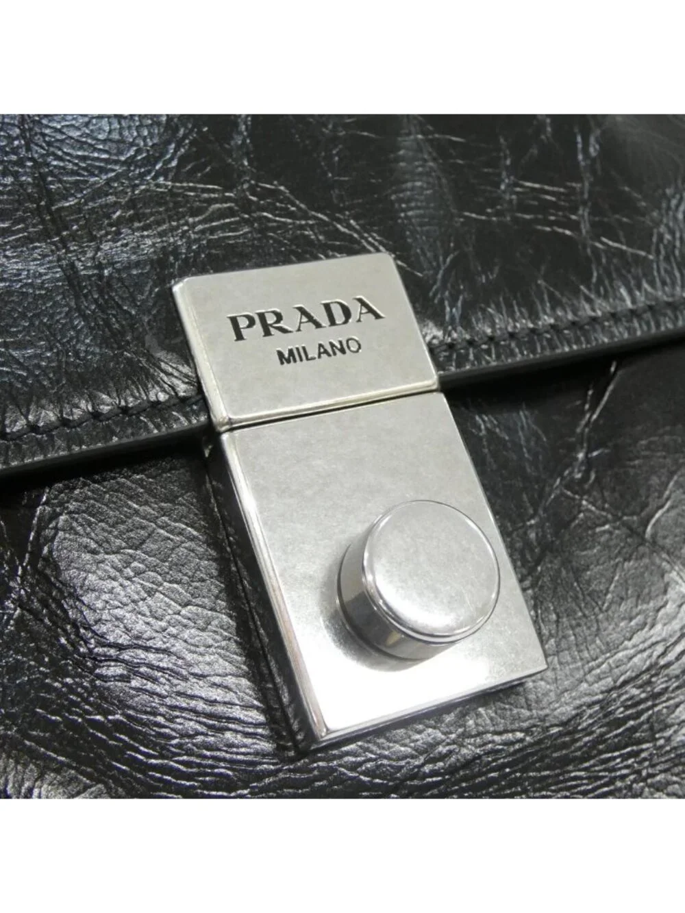 Prada Shoulder Bag Silver - Picture 4 of 8